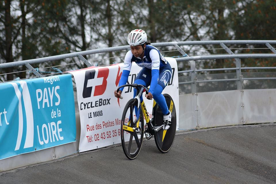 Kollyn St. George riding for the World Cycling Centre in France